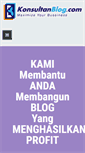 Mobile Screenshot of konsultanblog.com